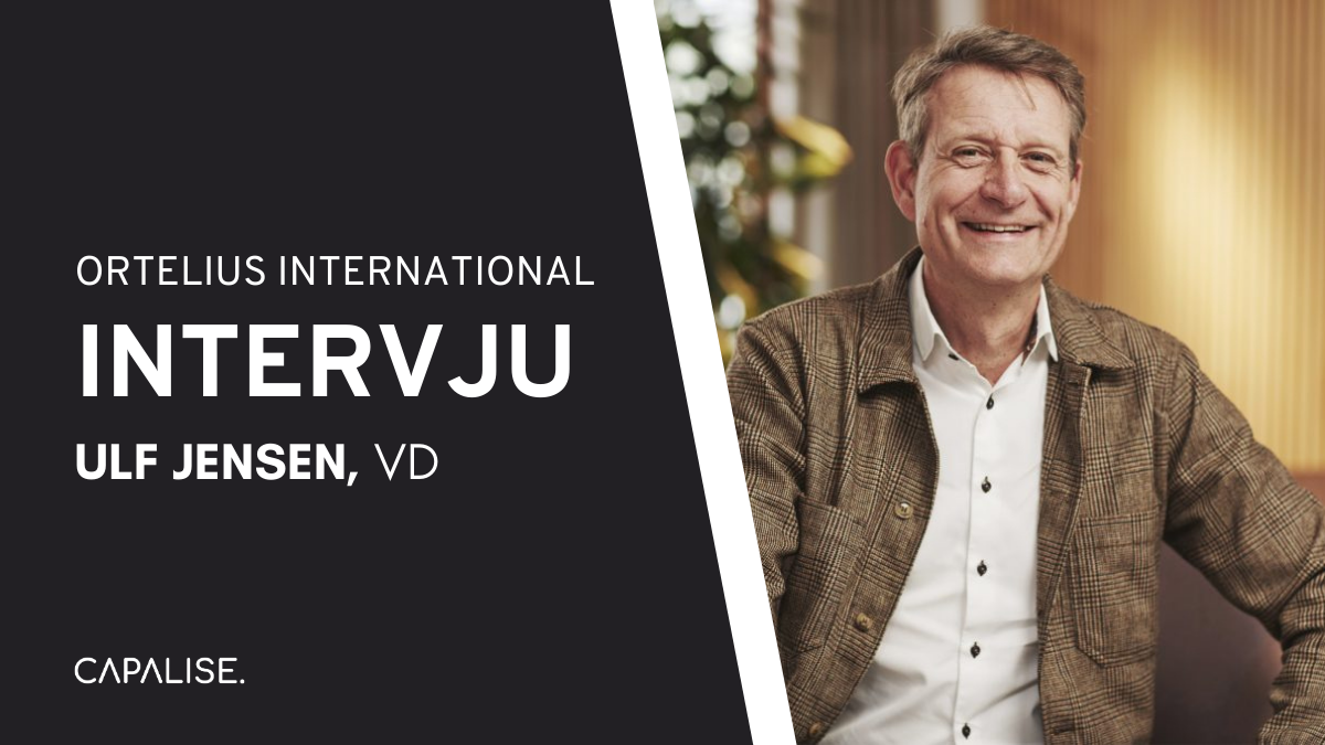 ORTELIUS International: Ulf Jensen om vd-skiftet och nästa steg för bolaget