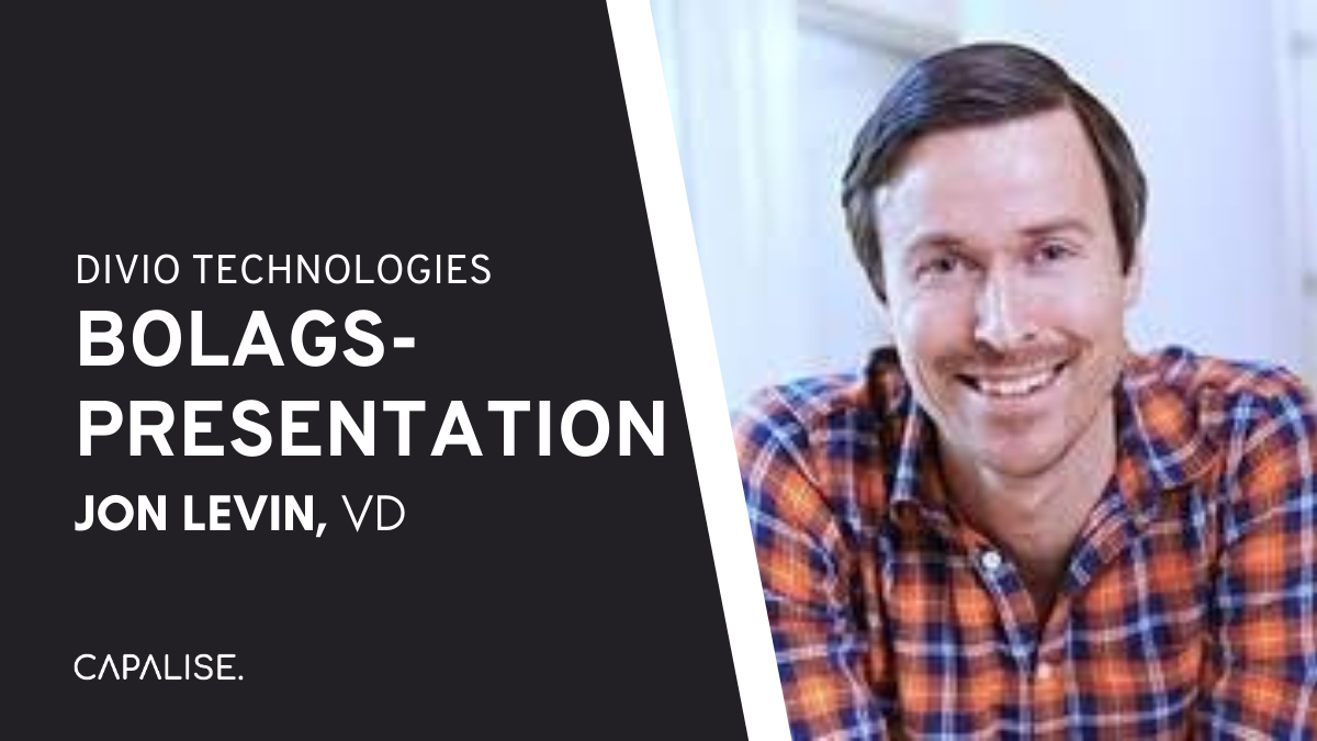 Bolagspresentation – Divio Technologies